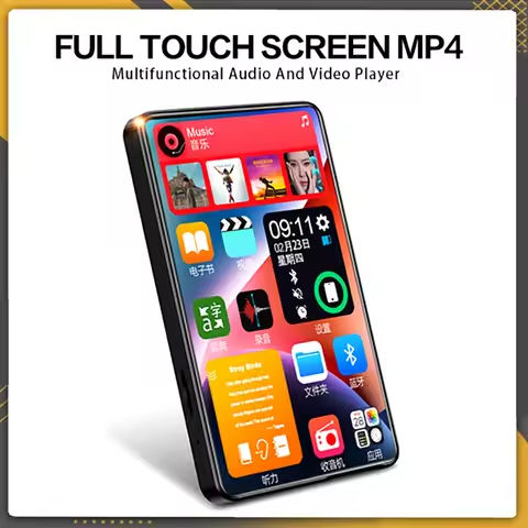 4 Inch UI MP4 Player MP3 Music Player Bluetooth 5.0 Touch Screen 16GB with Speaker 1080P Video Ebook Multi-Language Portable MP4 https://tinyurl.com/2cww6oev