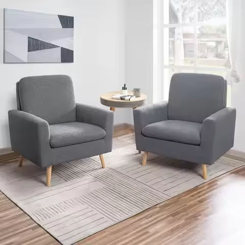 30″ W Accent Chair Velvet Oversized Armchair Living Room Chair with Golden Frame & Cozy Pillow for Living Room, Bedroo Bedroom https://tinyurl.com/24x5rnj9