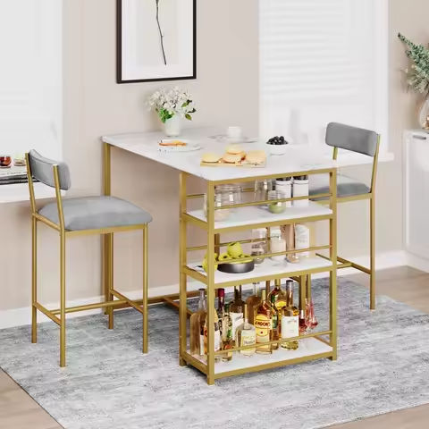Glass Dining Table Set for 2 Kitchen Table and Chairs for 2 with Padded Seats 3 Piece Dining Room Table Set for Home Kitchen https://tinyurl.com/22l8guse