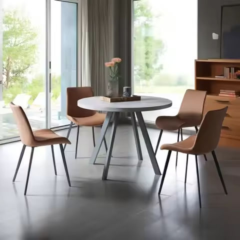 Round Dining Table with Chairs: Small Kitchen Table and Chairs Set 2 – Breakfast Bar Table and Stools Set for Small Space https://tinyurl.com/2c29d4pm