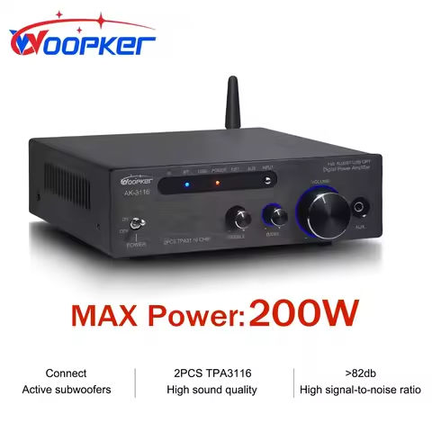 ZK-MT21 100W+2*50W 2.1 Channel Digital Audio Power Amplifier Module Subwoofer AUX Blue tooth 12/24V Stereo Amp HiFi for Speaker https://tinyurl.com/2crggmtt