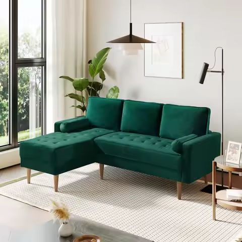 56″ Oversized Chaise Lounge Chair, Light Grey Comfy Corduroy Chaise Sofa Recliner Bed Upholstered Sleeper Couch Bed with Throw https://tinyurl.com/2bsmnhnr