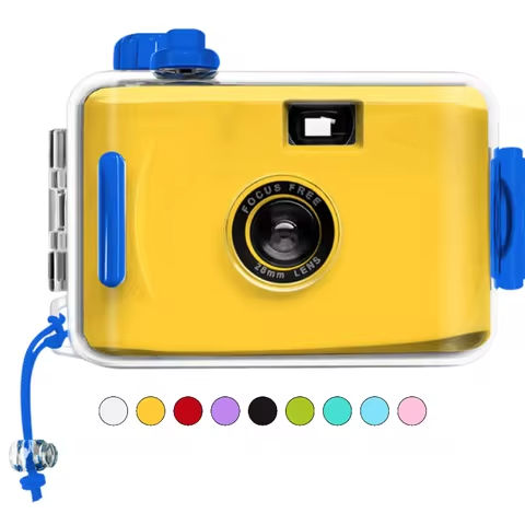 Retro Reusable 35MM Film Camera Waterproof Reloadable Film Camera Without Film Children Camera Film Camera for Shooting https://tinyurl.com/27av59yo