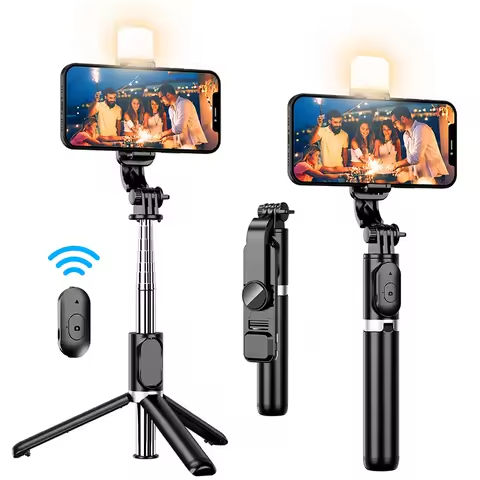 FANGTUOSI Bluetooth Wireless Selfie Stick Mini Tripod Extendable Monopod Remote Shutter For iPhone Samsung Xiaomi Phone Holder https://tinyurl.com/2b4sokvy