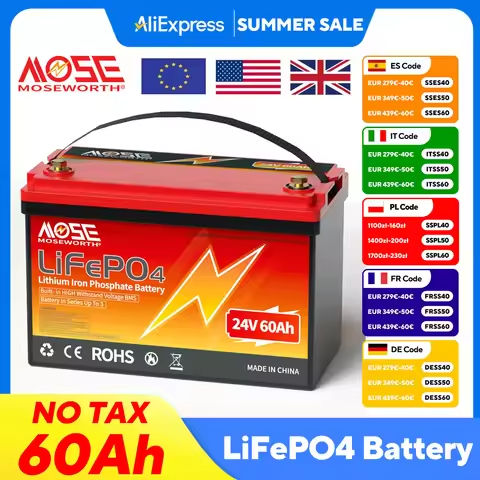 DJLBERMPW 12V 50Ah LiFePO4 Battery Lithium Iron Phosphate Batteries in 50A BMS for Marine Trolling Motor RV Solar Golf Carts https://tinyurl.com/2anl5a4e