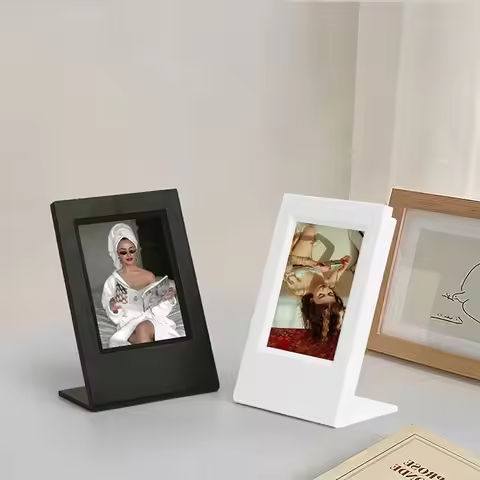 2Pcs 3-Inch L-Shaped Photo Frame Suitable For FujiFilm Instant Mini Camera Mini 12/11/8/9/70/EVO/90/7s/7c/7+ Instax Camera https://tinyurl.com/234l9qh7
