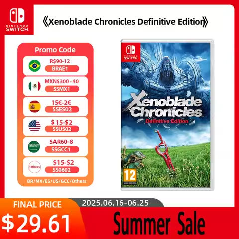 Nintendo Switch Game Deals – Xenoblade Chronicles Definitive Edition – Games Physical Support TV Tabletop Handheld Mode https://tinyurl.com/2cqru4wk