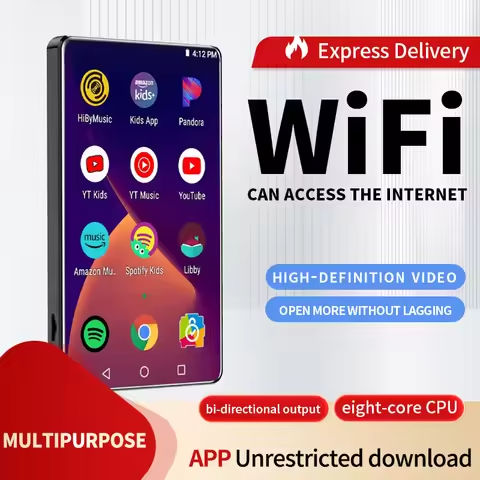 MP4 WiFi Internet Access Novel Reading MP5 Full Screen MP3 Player – Compact Electronic Book Reader https://tinyurl.com/28y3stb7