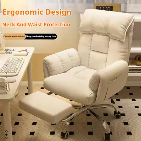 Leisure Office Comfortable Study Chair Suitable Long-term Sitting Girls Must Have Makeup Chair Home Furniture Game Chair https://tinyurl.com/24qpaeog