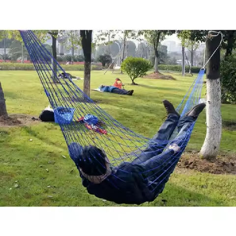 Nordic Style White Hammock Outdoor Indoor Garden Dormitory Bedroom Hanging Chair For Child Adult Swinging Single Safety Hammock https://tinyurl.com/2bvpjrcq
