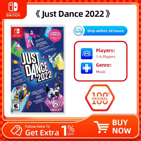 Nintendo Switch – Just Dance 2022 Game Deals for Nintendo Switch OLED Switch Lite Switch Game Card Physical https://tinyurl.com/28ee7wmm