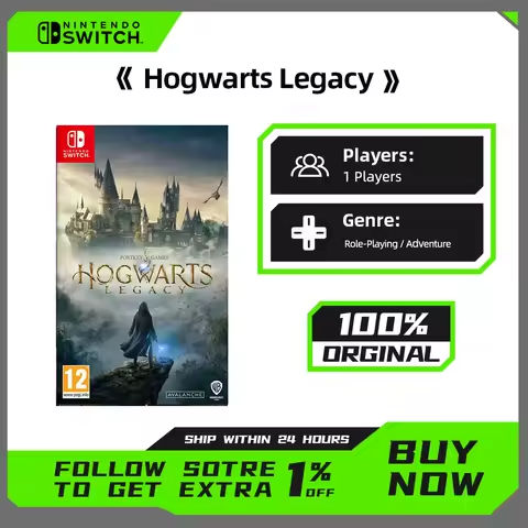 Nintendo Switch Game Deals -Hogwarts Legacy 100% Official Original Physical Game Card RPG Genre for Nintendo Switch Game Console https://tinyurl.com/2b4qy2te