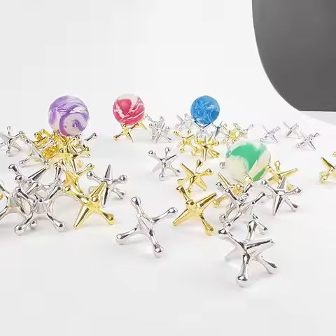 Jacks and Bouncy Ball Games Set Old School Jax Game Toys for Events Camps Vintage Party Favors Board Games for Kids Alloy Toy https://tinyurl.com/2d5xdjen