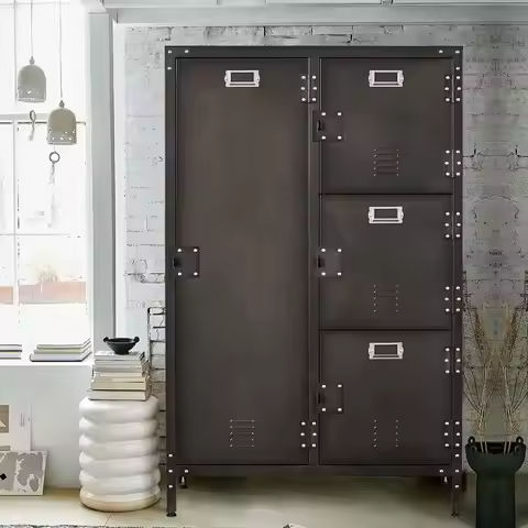 Rattan Wardrobe Storage Cabinet with 2 Doors, 74 Inch High, Expandable Wardrobe Closet with 2 Hanging Rails and Drawers https://tinyurl.com/2y2c22lf