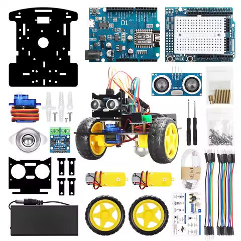 DIY Electronic Starter Kit for UNO R3 Arduino Circuit Board Electronics Programmable Engineering Coding Education STEAM 12In1 https://tinyurl.com/29ul3vz7