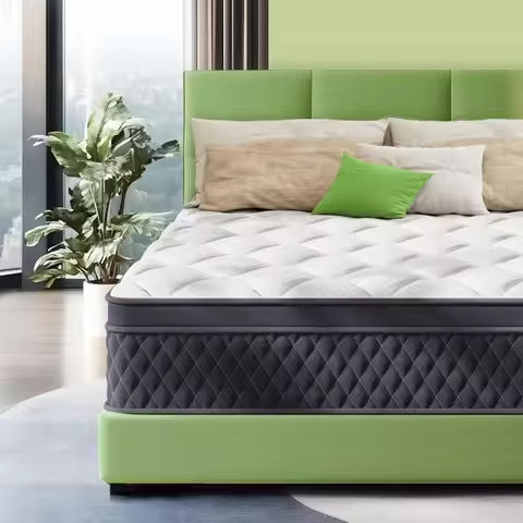 12 Inch Queen Size Mattress,Hybrid Mattress with Gel Memory Foam Pocket Springs,Medium Firm,Motion Isolation,Mattress in A Box https://tinyurl.com/27kbx6wb