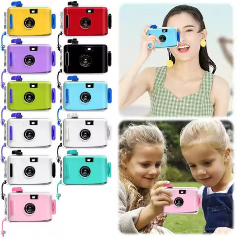 Retro Reusable 35MM Film Camera Waterproof Reloadable Film Camera Without Film Children Camera Film Camera for Shooting https://tinyurl.com/2yvstm53
