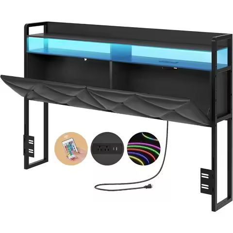 Emily Tufted Button Faux Leather Upholstered King Headboard in Black https://tinyurl.com/25pdrg5s