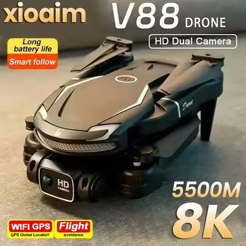For Xiaomi V88 Drone 8K 5G GPS Professional HD Aerial Photography Remote Control Aircraft HD Dual Camera Quadcopter Toy UAV https://tinyurl.com/2xw4ed6z