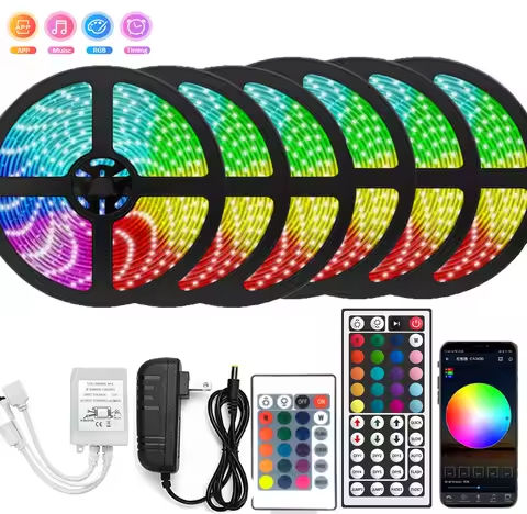 7M TV Led Lights Sync Music Controls Lighting Color Changing Tv Backlight RGB Strip Lights For 55-65 inch Gaming Home Decor https://tinyurl.com/28zrwpnz