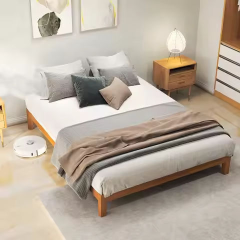 Satifur Full Bed Frames with Charging Station,LED Lights,2 Storage,Grey Upholstered Headboard with Shelves, Metal Platform Bed https://tinyurl.com/2yv6s8ol