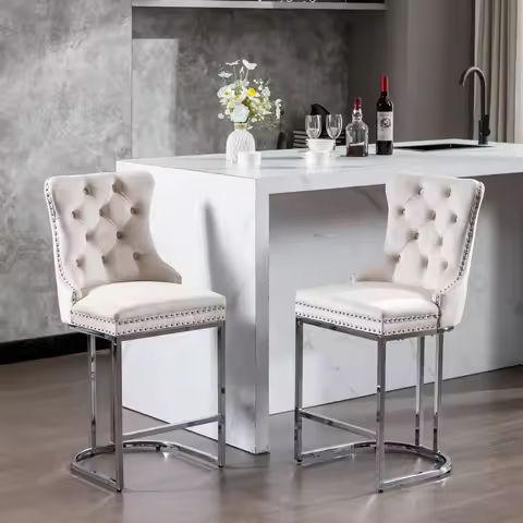 Bar Stools Set of 2, Counter Height Adjustable Bar Stools with Back Stool PU Leather Swivel Bar Stool Dining Chairs https://tinyurl.com/2xryw9yh