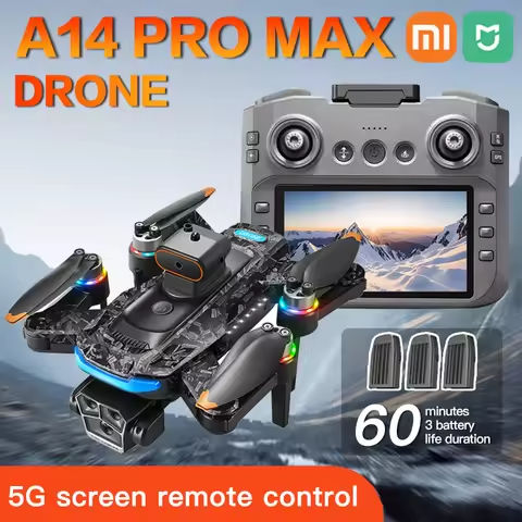 Xiaomi Mijia A14 ProMax Drone 8K HD Camera Quadcopter with Screen 5G WIFI Aerial Photography Obstacle Brushless Remote Control https://tinyurl.com/28cawu9z