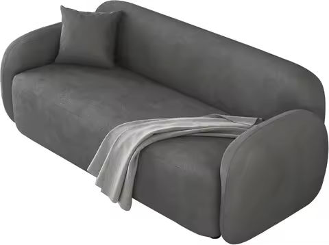 Brittany 82 Inch Futon Sofa Bed, Upholstered Couch Sleeper with Tufted Back, Mid-Century Modern https://tinyurl.com/298pg2xr