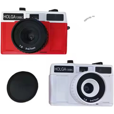 HOLGA 135BC 135 Film Camera Foolproof Camera Retro Camera Leak Light Dark Angle Creative Camera Beginner’s Film Camera ﻿ https://tinyurl.com/2y73xktr