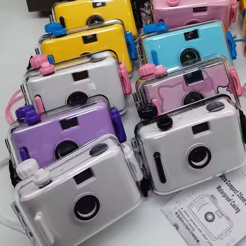 Vintage Film Camera 35MM Film Camera Reusable Lightweight Vintage Camera Built in Flash with 28MM F/8 Lens 1/120s Shutter Speed https://tinyurl.com/24e5vlwc