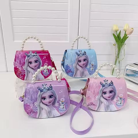 Disney Kindergarten Girl Frozen Princess Shoulder Bag Children Cartoon Elsa Handbags Travel Crossbody Bag https://tinyurl.com/2933yfh7