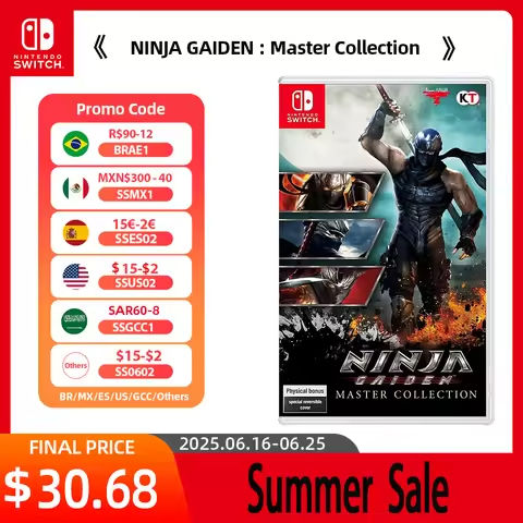 Nintendo Switch Game Deals – NINJA GAIDEN : Master Collection – Games Cartridge Physical Card  TV Tabletop Handheld Mode https://tinyurl.com/22n252yk