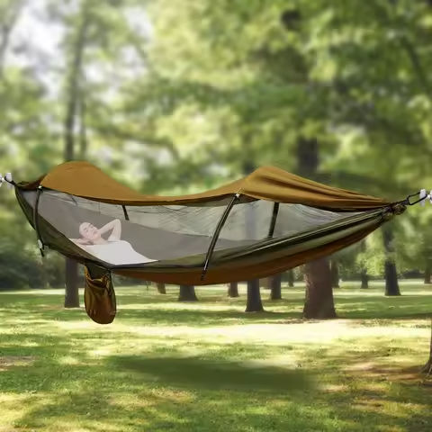 Classic Hammock, Outdoor & Indoor Hammock Swing for Relaxation – Weather & Tear Resistant Patio Backyard Hammock https://tinyurl.com/2c8ee9q4