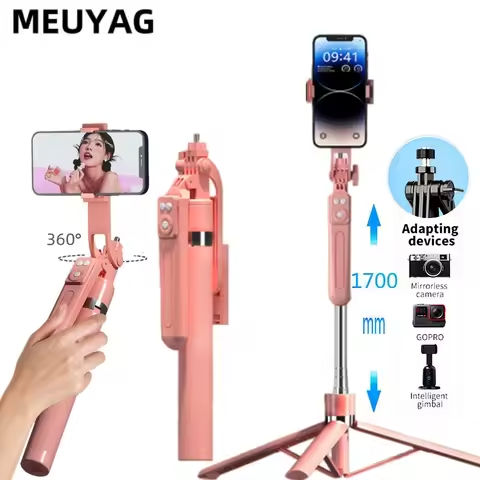 Selfieshow P03 Gimbal Stabilizer 360 Rotation Follow Focus Auto Face Tracking Tripod Desktop Cell Phone Holder for Live/Photo https://tinyurl.com/29oa638r