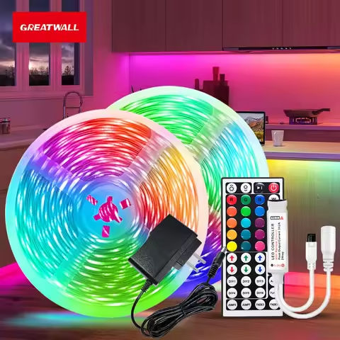 5M-40M Led Lights For Bedroom Color Changing Rgb Led Strip Lights Indoor Music Sync 24V Led Ribbon With Remote And App Control https://tinyurl.com/23sezqvv