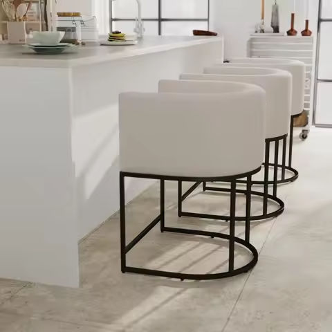 Drafting Chair with Back, Adjustable Foot Rest Rolling Stool, Multi-Purpose Office Desk Chair, Thick Seat Cushion for Home Bar https://tinyurl.com/22vxh84p