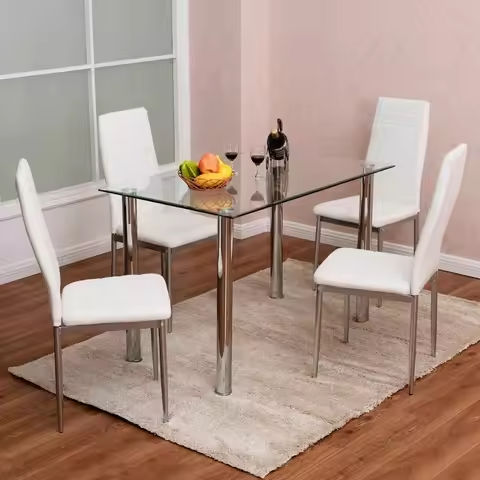 Dining Table Set for 2 with 3 Storage Shelves, for 2 with Pu Cushion Chairs & Thick Wood Top, 3 Piece Dining Room Set https://tinyurl.com/2bn3fcnw