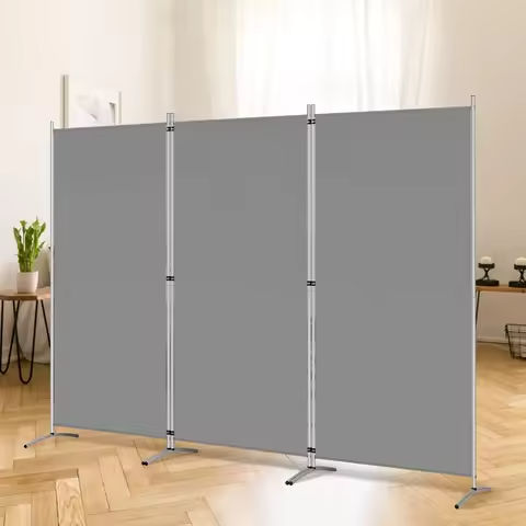 Partition Room Dividers, Folding Wood Privacy Screen with Three Display Shelves Suitable for Home Office, Study, Art Display – 5 https://tinyurl.com/23z4jw92