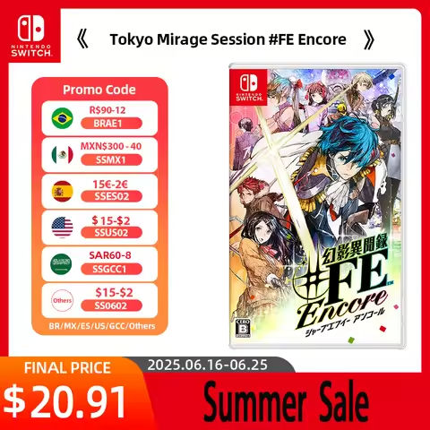 Nintendo Switch Game Deals – Tokyo Mirage Session #FE Encore – Stander Edition –  For  Nintendo Swithc OLED Lite https://tinyurl.com/27rjk6kk