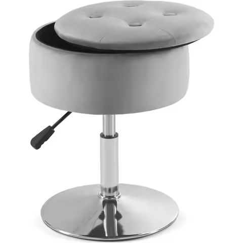 Vabches 51” Ottoman Storage Bench with Storage Modern Faux Leather Ottoman Bench Bedroom Footrest Stool for Living Room Hallway https://tinyurl.com/228db4hx