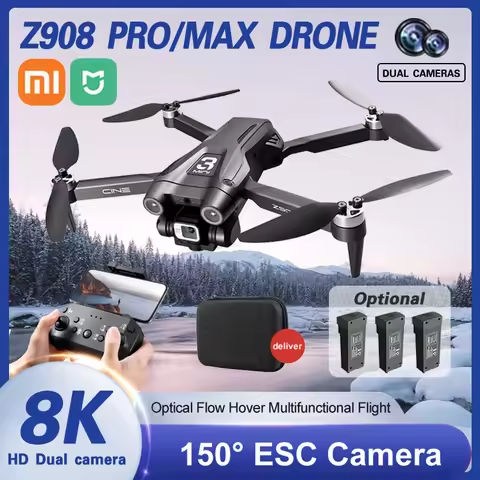Xiaomi Mijia Z908 Pro max Drone 8K Professional HD Dual Camera Brushless Motor WIFI FPV RC  Folding Quadcopter Helicopter toy https://tinyurl.com/25gjqxz3
