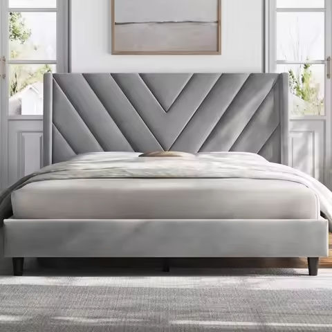 iPormis Queen Size Lift Up Storage Bed Frame with Charging Station, Upholstered Platform Bed Frame with Tufted Headboard, Hydrau https://tinyurl.com/276gx55g