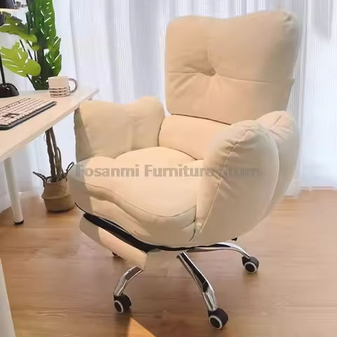 Backrest Chair Household Computer Desk Leisure Reclining Lazy Sofa Comfortable Sedentary Study Kitchen Dining Chair Furniture https://tinyurl.com/26f5dkuu