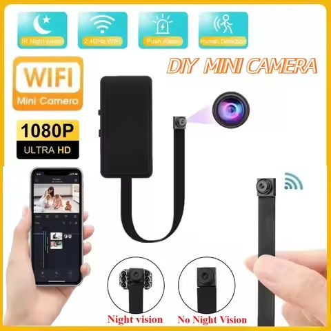 Portable Mini WiFi Camera Ultra HD 4K Small Digital Video Recorder Police BodyCam Infrared Night Vision Miniature Camcorder https://tinyurl.com/2crxkngl