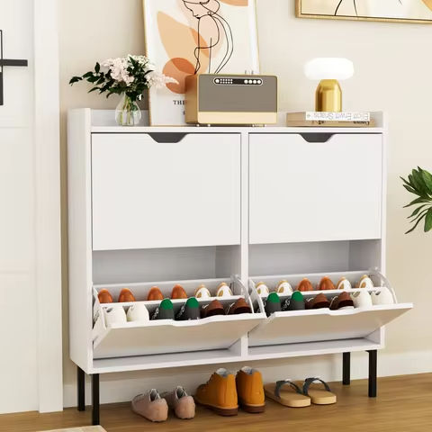 Plastic Folding Storage Cabinet, Multi-Shelf Organizer for Bedroom & Living Room, Compact Household Storage Cabinet https://tinyurl.com/254e5wsv