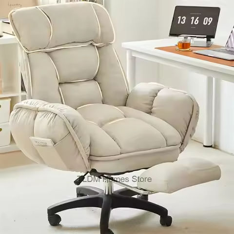 Soft Cloth Wide Fixed Armrests Home Gaming Desk Chair Leather Thick Ergonomic Office Chair Adjustable Gamer Computer Sofa Chairs https://tinyurl.com/2anj5pkh