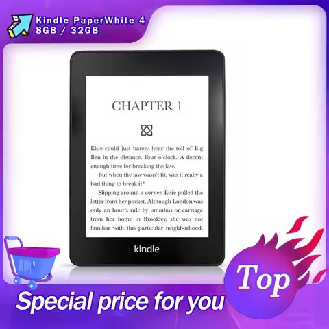 Kindle PaperWhite 4 300PPI E-Book Reader 6 inch Touch Ink Screen with Backlight E-reader KPW3 Ereader Registerable Account Ebook https://tinyurl.com/29v6qg2t
