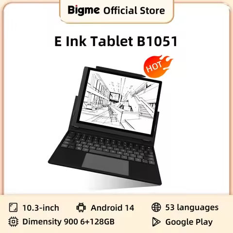 Bigme B1051 10.3” Ebook Reader Android 14 Electronic Book Tablet Ereader, Demensity 900, 6+128GB E-ink EBook B1051 Lite 4+64GB https://tinyurl.com/2ak5b9jd