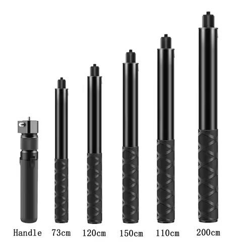 Metal Invisible Extended Edition Selfie Stick Scalable Monopod for Insta360 X3 X4 X5 Accessories for GoPro DJI Action 5 4 Stick https://tinyurl.com/24tgrwqh