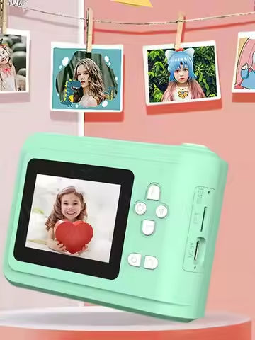 1080P Thermal Print Camera with Print Photo Paper Instant Photo Printing Camera USB Charging for 3-12 Year Old Girls Boys https://tinyurl.com/2992aatz